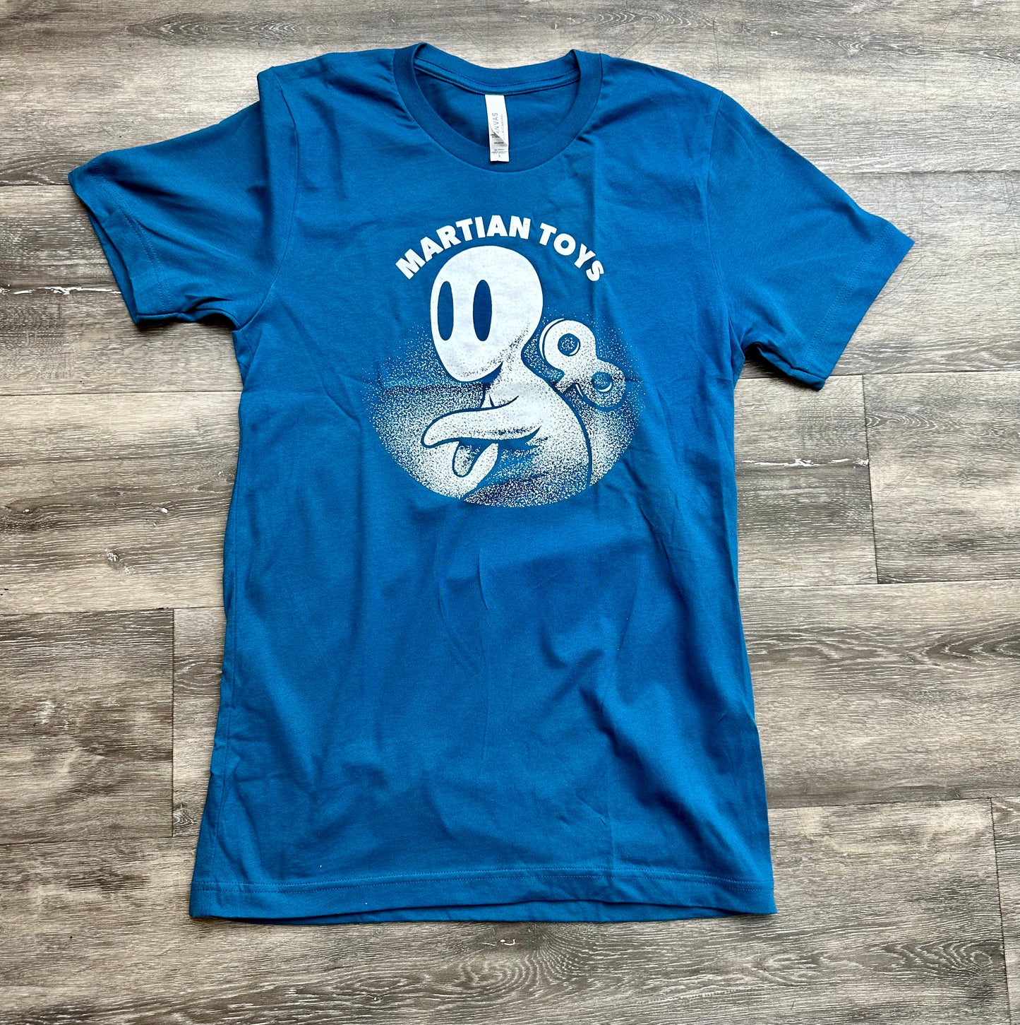 Alien Appartion T-Shirt (Teal Blue) McBess x Martian Toys