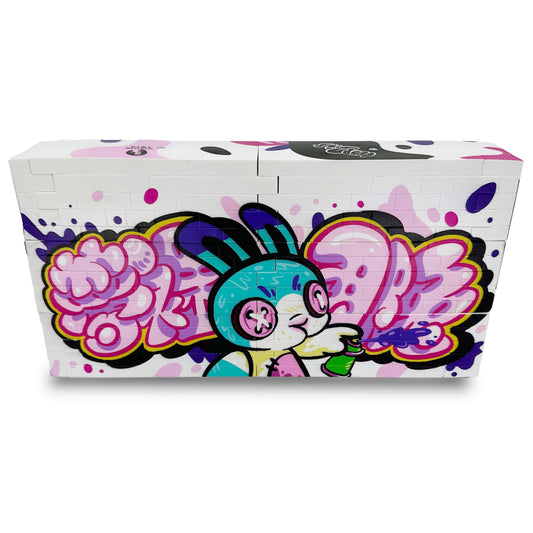 BLOCKBUSTERZ - a Vinyl Mural Wall Set - 6 Piece by Mar2ina x Martian Toys **PREORDER**