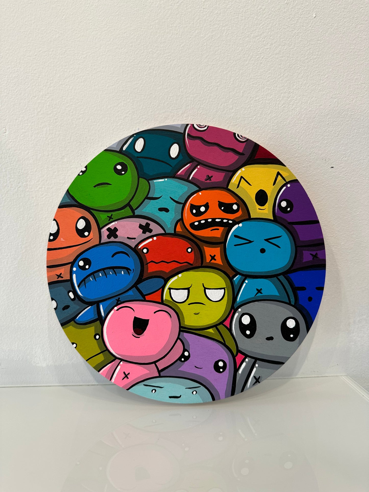Circles&Squares - Zukie - "Facial Expressions Rainbow Circle"
