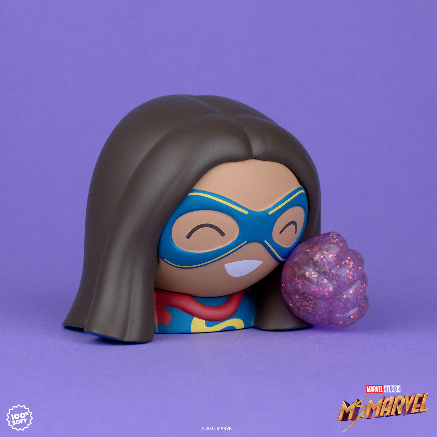 Ms. Marvel MEGAMOJI Vinyl Bust by 100% Soft