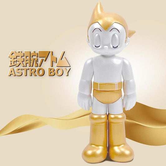 Astro Boy PVC 5" Closed Eyes (Gold & Silver 2-Pack) Ed. by TokyoToy x ToyQube