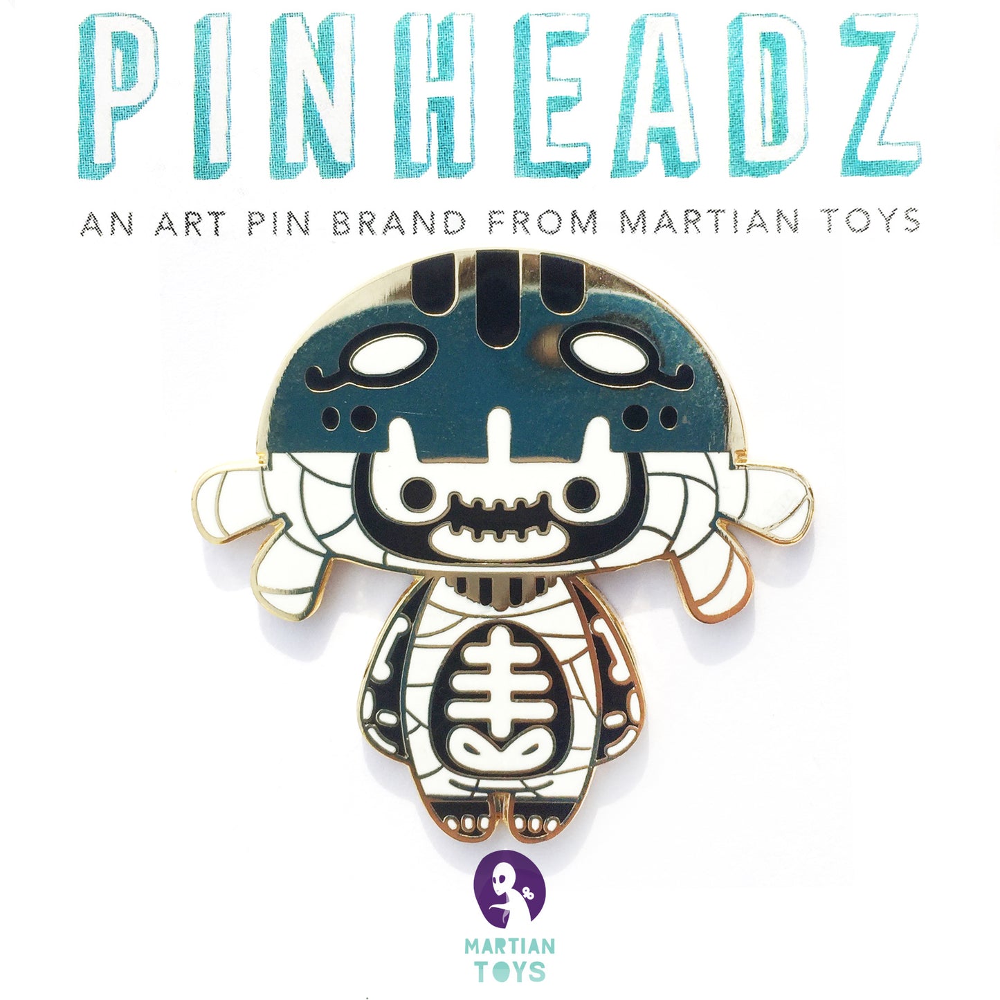 PinHeadz - Bakkumba - Silver Skeleton Bakkumba