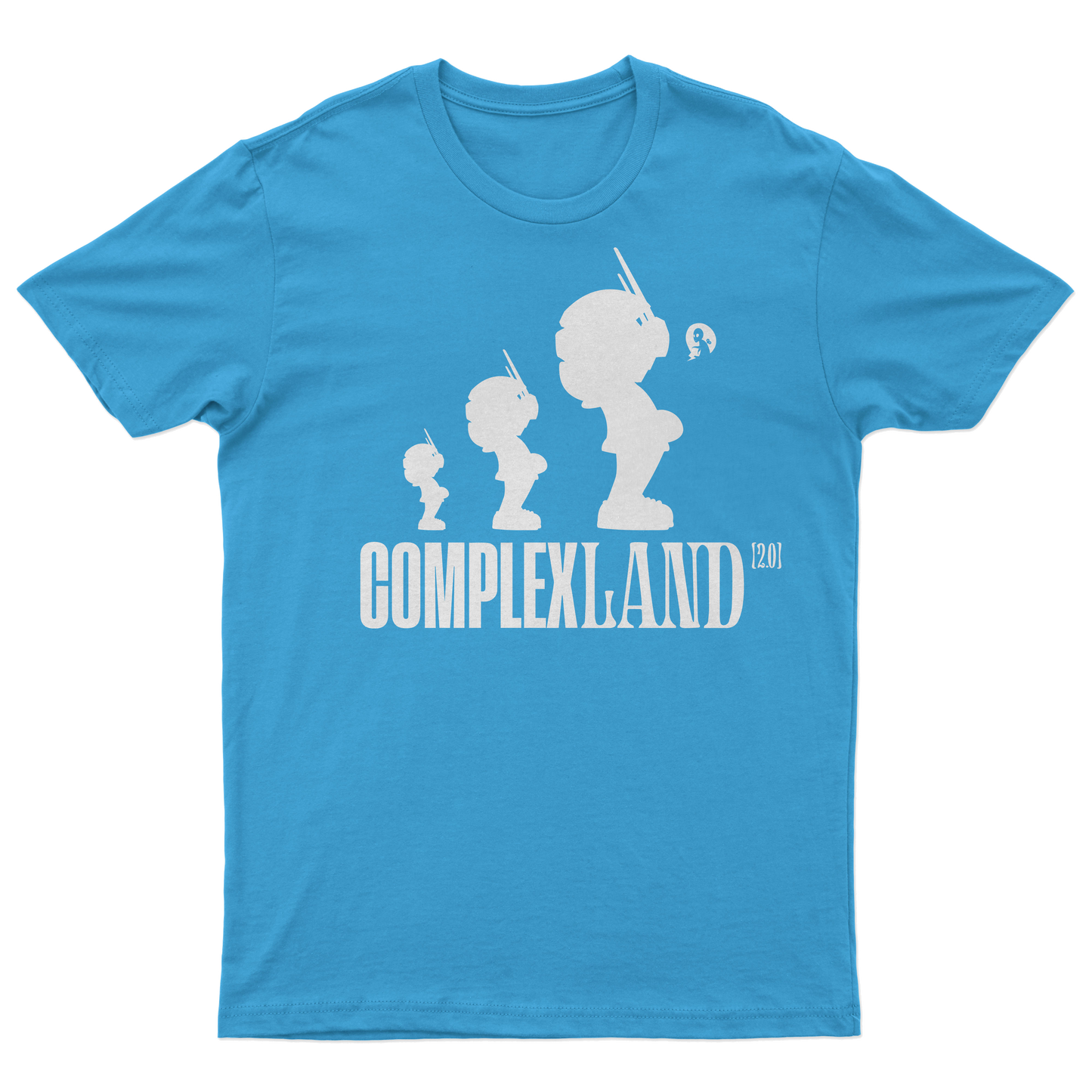 OG BLUE Teq63 Complexland Tee by Quiccs x Martian Toys