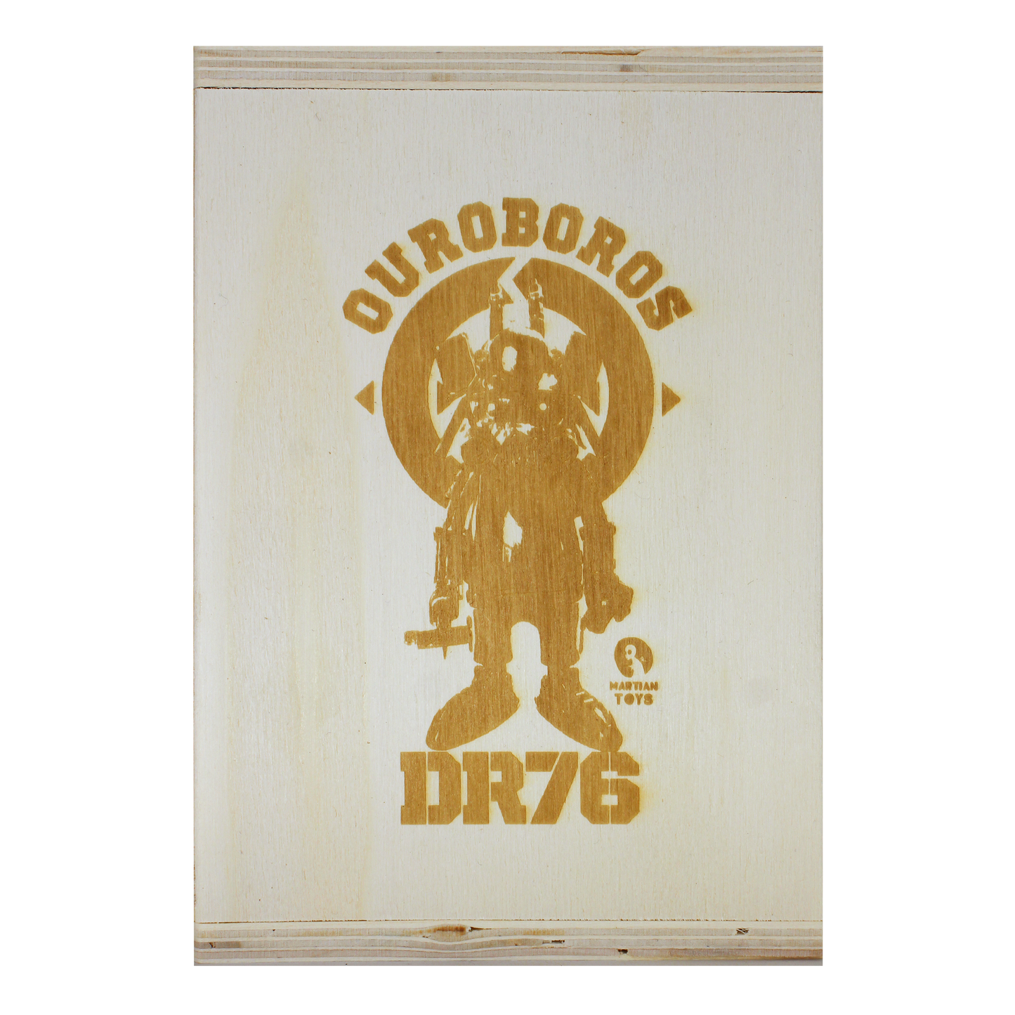 DR76 Ouroboros GOLD CHROME 6" by Dragon76 x Martian Toys