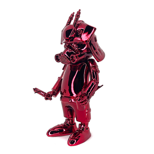 DR76 Ouroboros RED WINE CHROME 6" by Dragon76 x Martian Toys