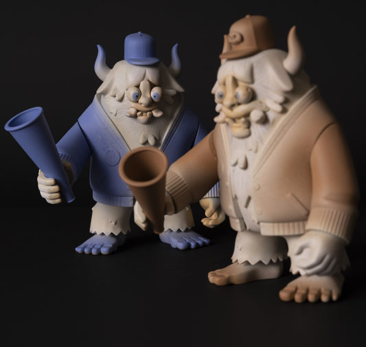 Lumuhaki - Mr. Mitote - "Horns Yeti: Brown or Blue"