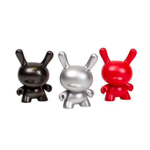 10th Anniversary 3" Dunny -  Black, Silver or Red