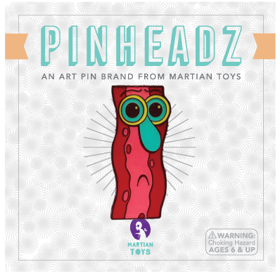 Pinheadz - Nicolas Barrome Forgues - "Tartine & Francis" Pin Set