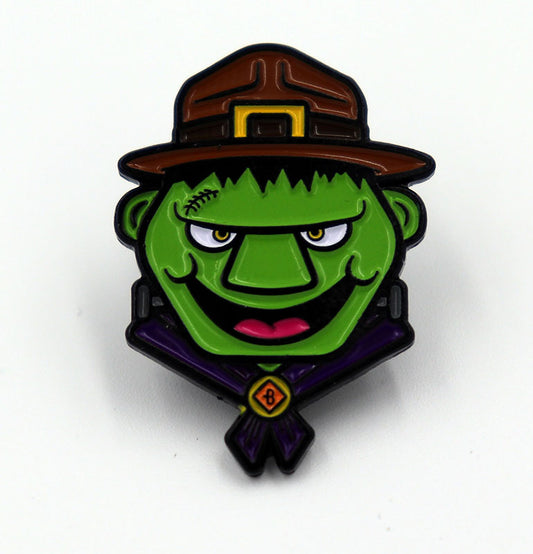 MonsterBeachParty - Frankenscout Enamel Pins by Bruckaroni