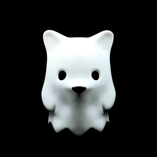 XL GHOST BEAR (Matte White) by Luke Chueh x Munkey King