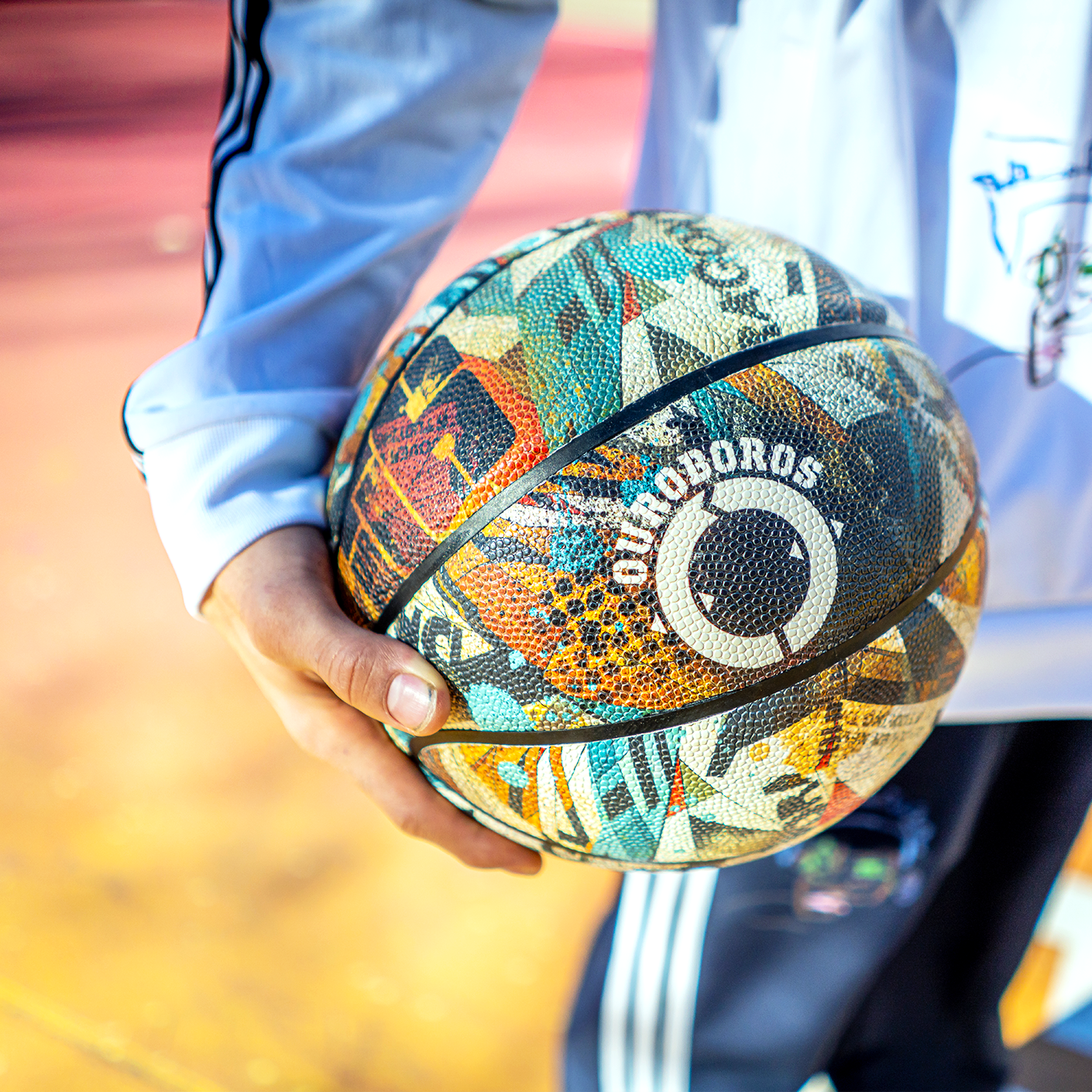 DR76 6inch Figure + Basketball "Abstract" BUNDLE by Dragon76 x Martian Toys