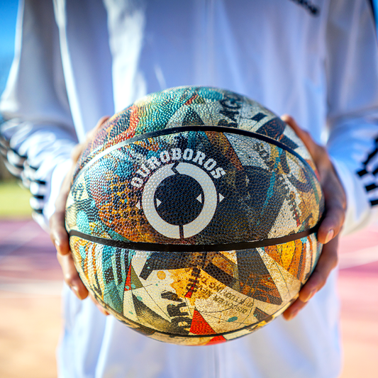 DR76 6inch Figure + Basketball "Abstract" BUNDLE by Dragon76 x Martian Toys