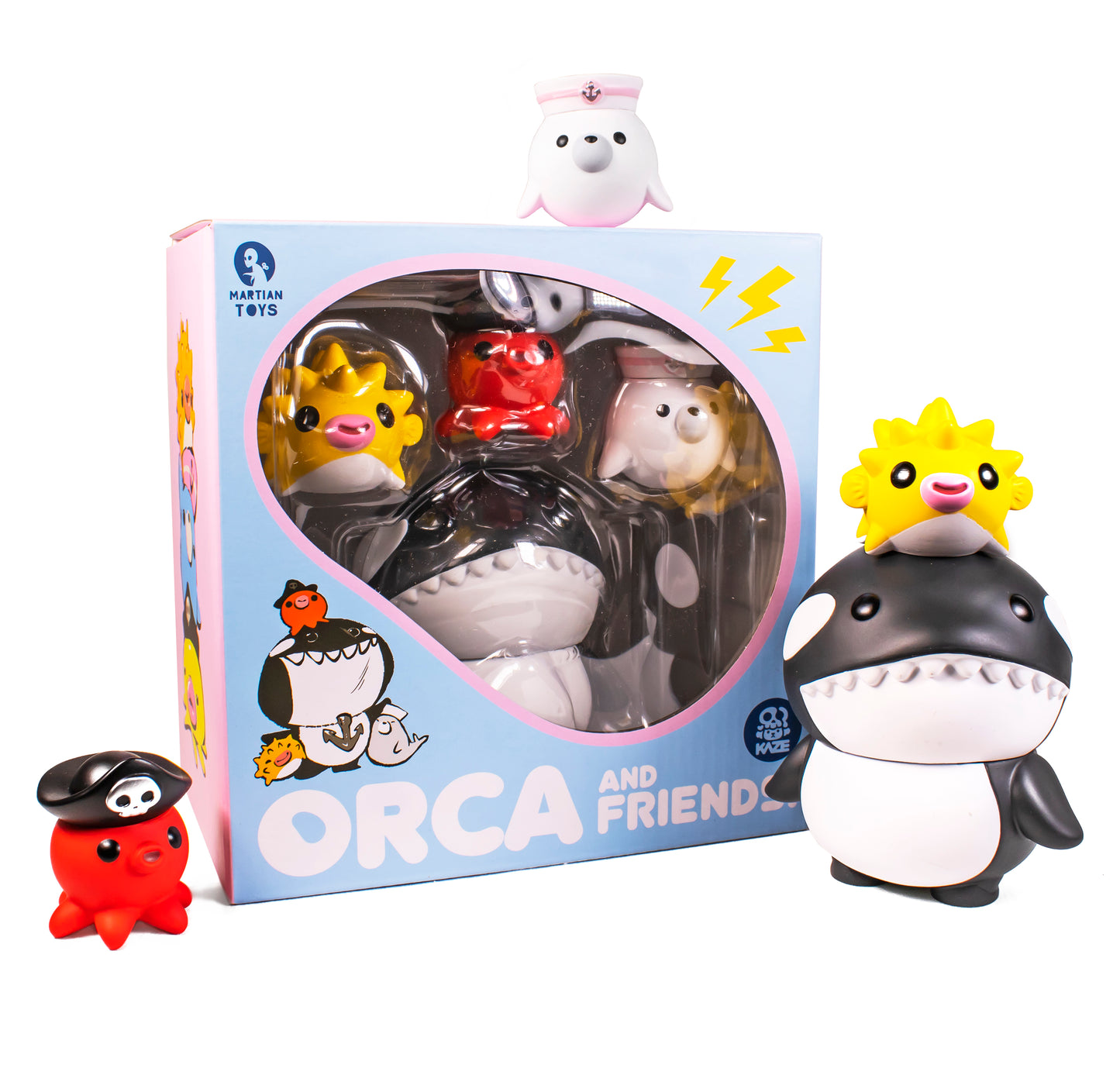Orca & Friends OG by Kaze Tee x Martian Toys