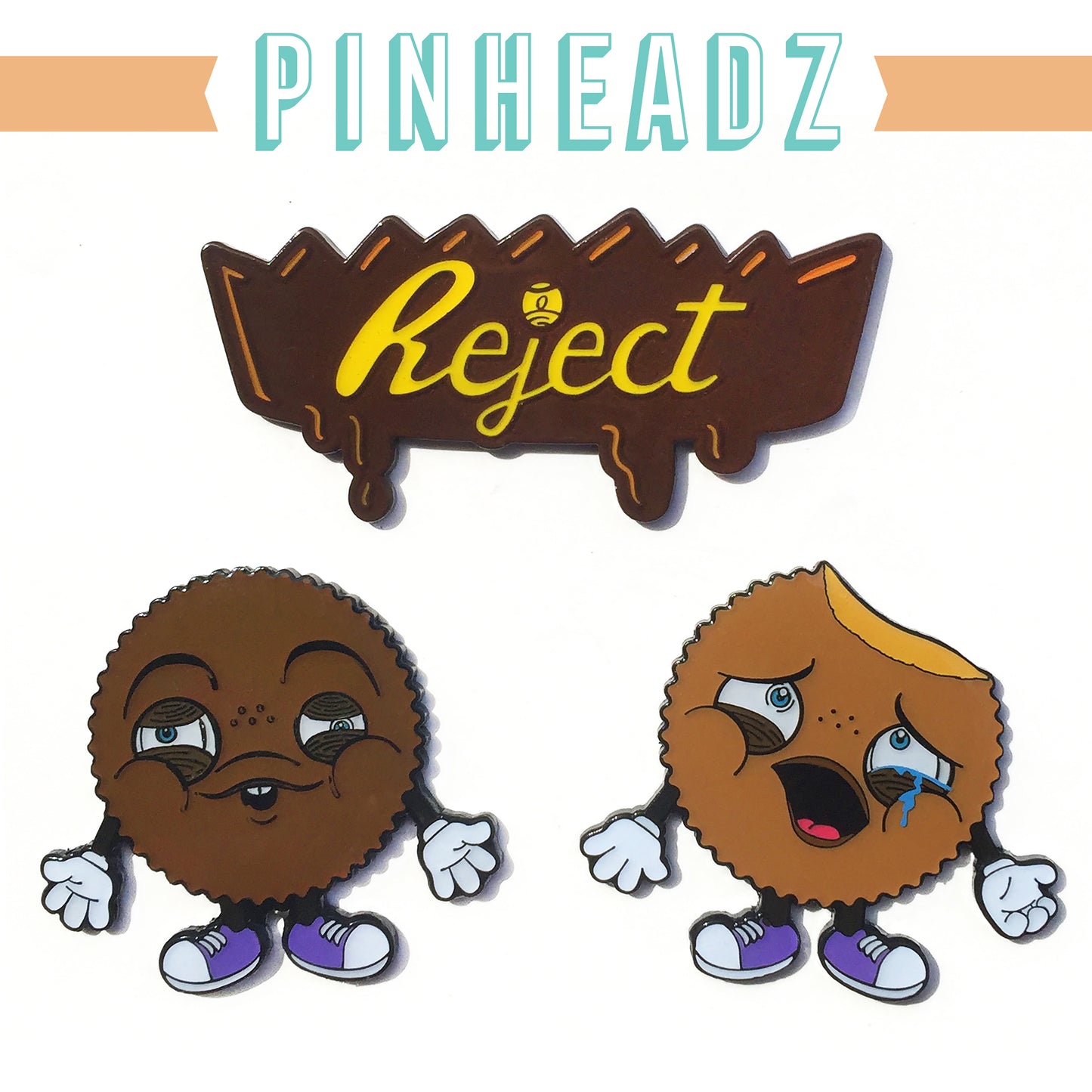 PinHeadz - One Eyed Girl - REJECTS Pin Set