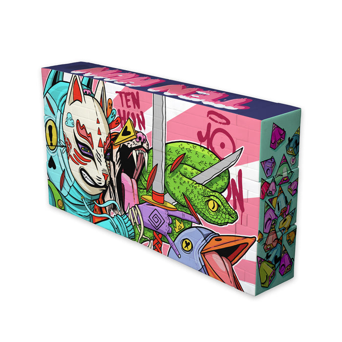 BLOCKBUSTERZ - a Vinyl Mural Wall Set - 6 Piece by Ten Hundred x Martian Toys