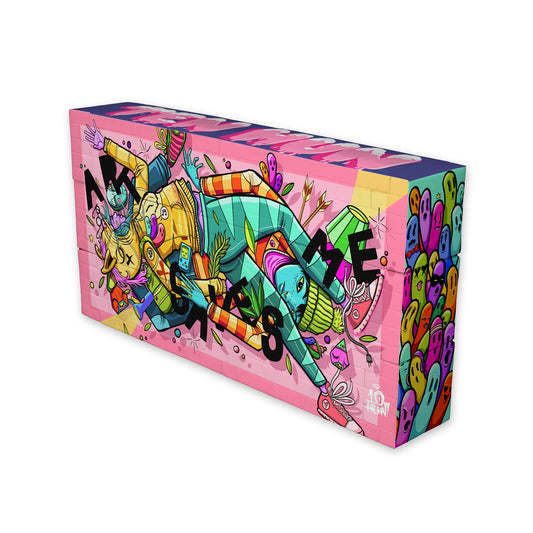 BLOCKBUSTERZ - a Vinyl Mural Wall Set - 6 Piece by Ten Hundred x Martian Toys