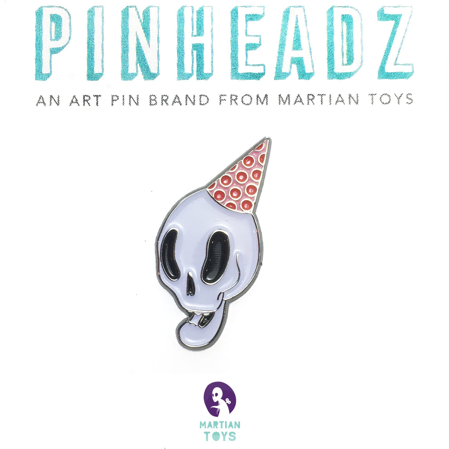 PinHeadz - Gretchen Lewis - Noodle Skull Pin