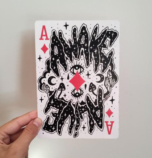 Deck the Halls - Gabbie Baez - "Alive Awake" - Jumbo Playing Card