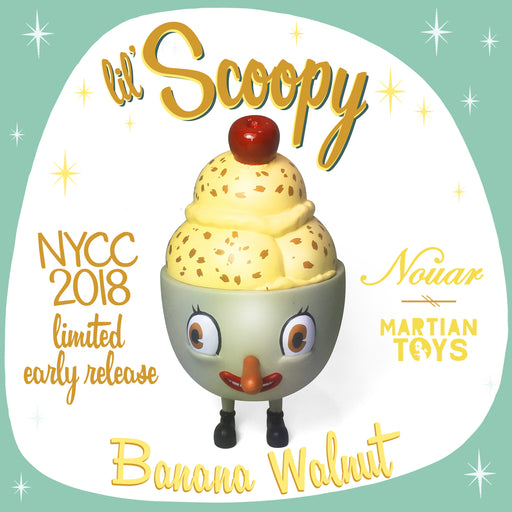 Lil' Scoopy Banana Walnut by Nouar x Martian Toys