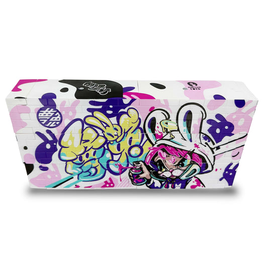 BLOCKBUSTERZ - a Vinyl Mural Wall Set - 6 Piece by Mar2ina x Martian Toys **PREORDER**