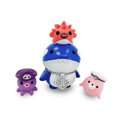 Orca & Friends DARK BLUE by Kaze Tee  x  Martian Toys