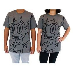 Hot ChaChaCha Grey T-Shirt by Gary Baseman