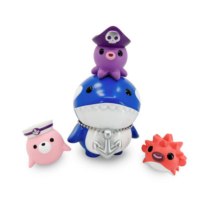 Orca & Friends DARK BLUE by Kaze Tee  x  Martian Toys