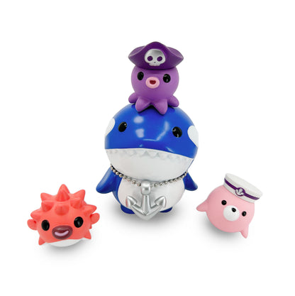 Orca & Friends DARK BLUE by Kaze Tee  x  Martian Toys