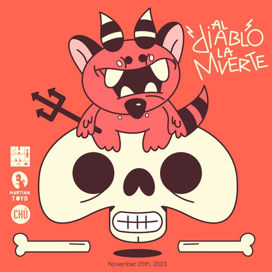 al Diablo la Muerte Print by Mr. Mitote