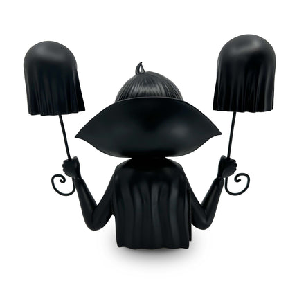 "George’s Halloween Portrait" Vinyl Art Sculpture MATTE BLACK  by  Tara McPherson  x  Martian Toys