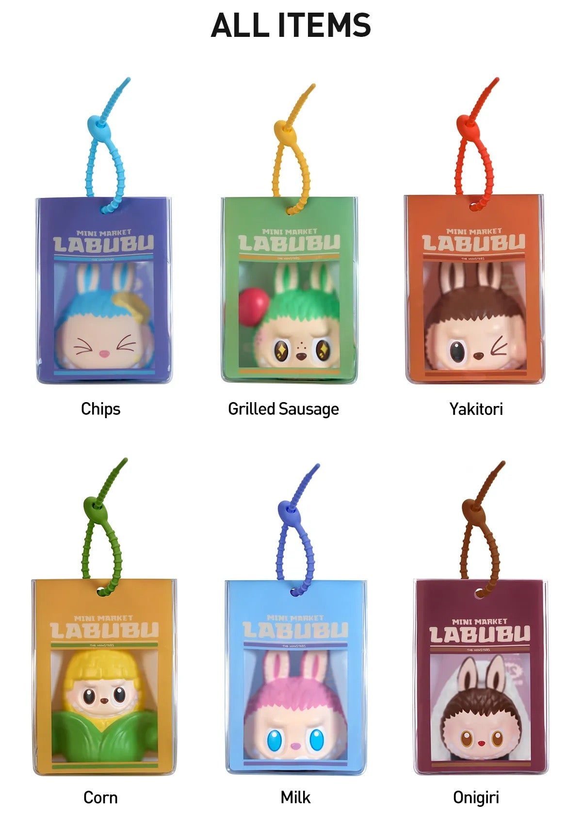 Labubu: Wacky Mart Keychain Blind Box