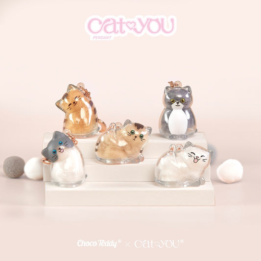 Cat & You: Cat Fur Keychain Blind Box