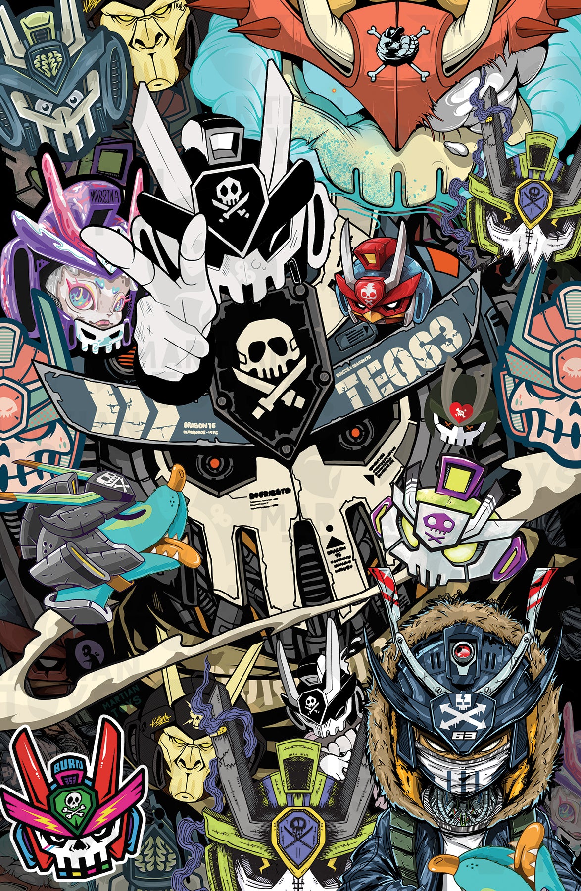 Fine-Art-Prints-Posters-Postcards-Original-Artwork-Illustrations-Collaborative-Collages-Foil Prints-Screenprint-Digital-Printing-Limited Editions-Event-Exclusives