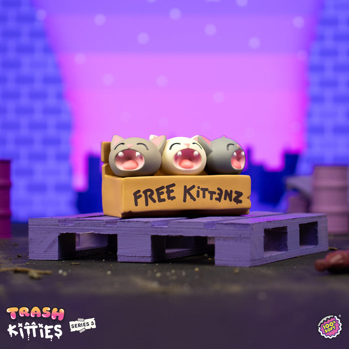 Trash Kitties Blind Box Series Three by 100% Soft
