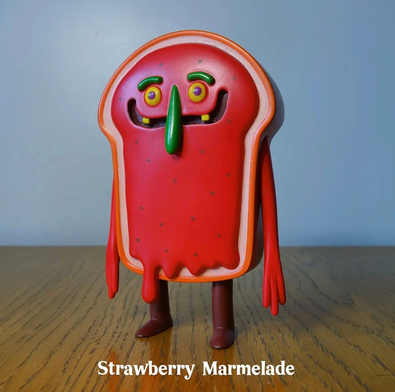 TARTINE: Strawberry Marmelade Toast Edition by Nicolas Barrome Forgues x Martian Toys x Rlux Customs