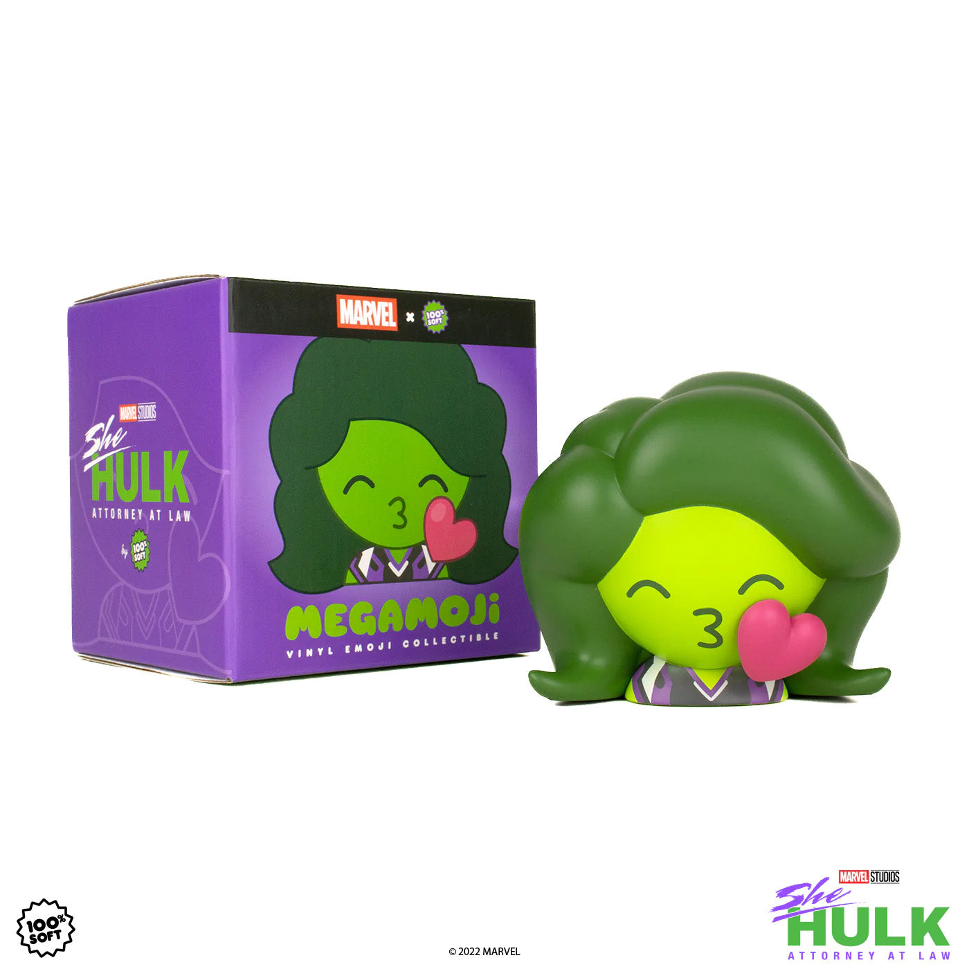 She-Hulk Kissy MEGAMOJI Vinyl Bust by 100% Soft