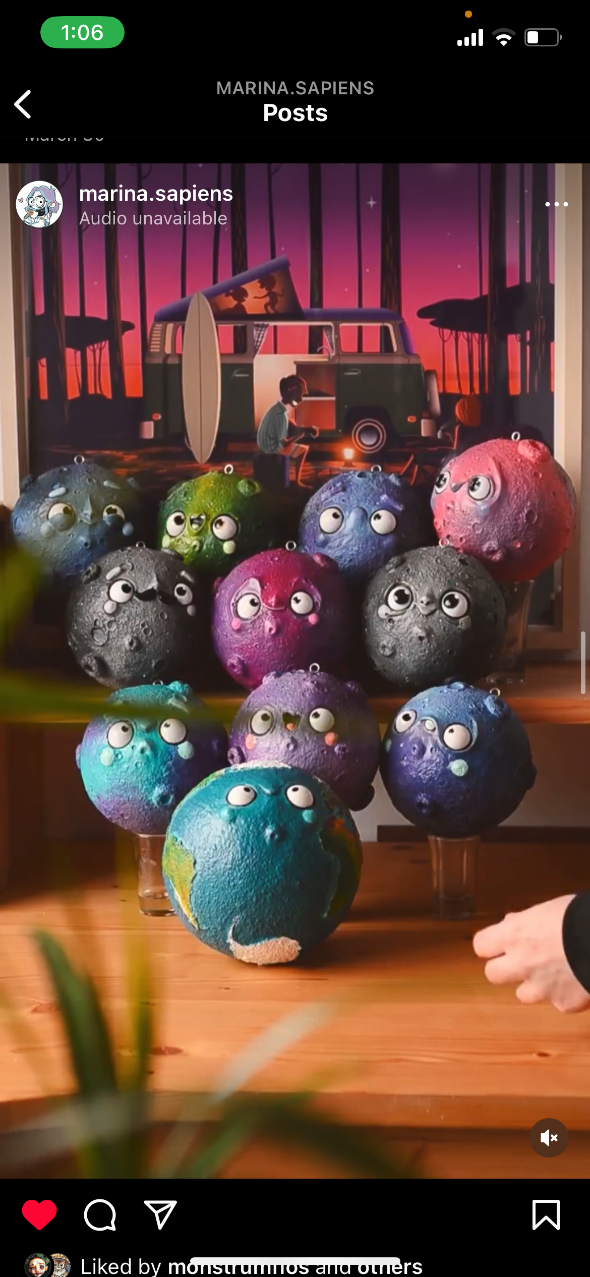 2 Cute 2 Compute 2 — "Moons and Earth" by Marina Sabio