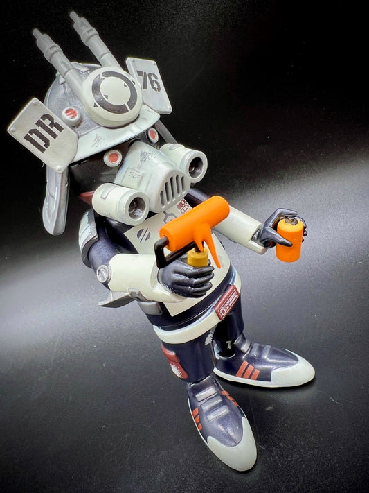 DR76 MANDO SILVER ARMOR Ouroboros Series2  6" Vinyl Figure  by Dragon76  x  Martian Toys