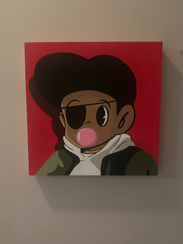 Marly McFly - "Zook" - 24x24 Original Painting
