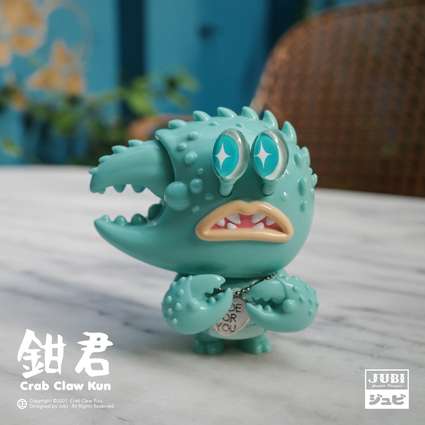 Crab Claw Kun Turqoise Ed. by Jubi