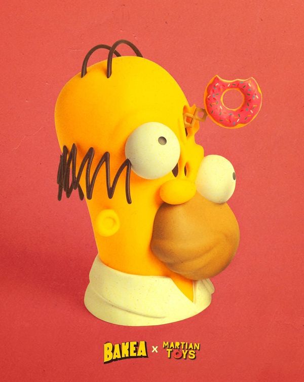 Donut Brain by Bakea x Martian Toys