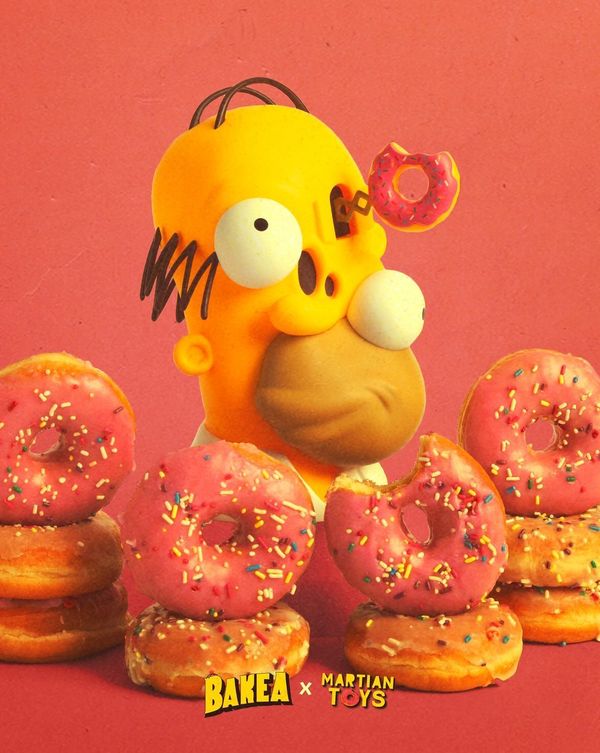 Donut Brain by Bakea x Martian Toys