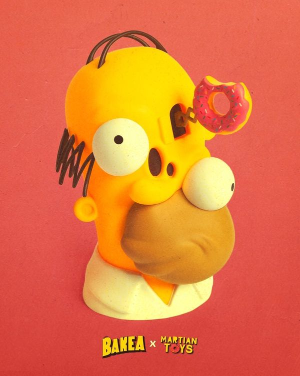 Donut Brain by Bakea x Martian Toys