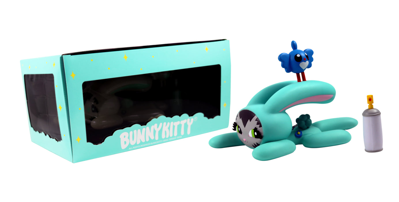 BunnyKitty (Blue Teal Editon) by David "Persue" Ross x 3dRetro