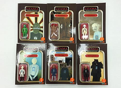 Set Of 6 Uzama The Monsters Of Winnipeg Folklore Carded Figures by Cerealart