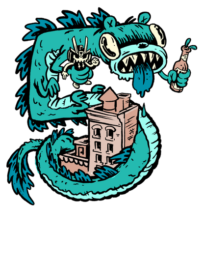 5 Points Fest Shirt by NateBear x Martian Toys