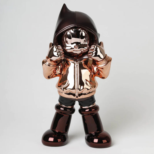 Astroboy Rose Gold Chrome Hoodie by ToyQube