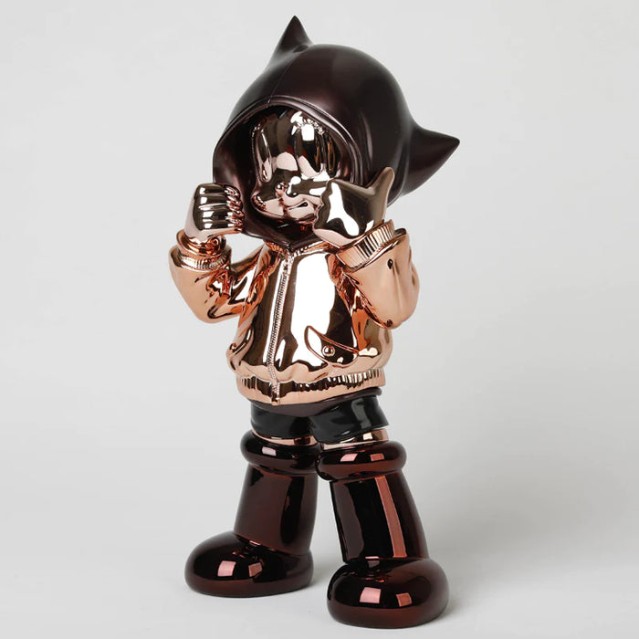 Astroboy Rose Gold Chrome Hoodie by ToyQube