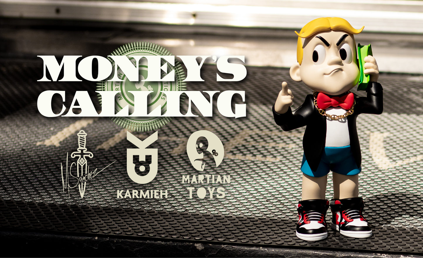 Money's Calling by Sanchez Designs x Martian Toys