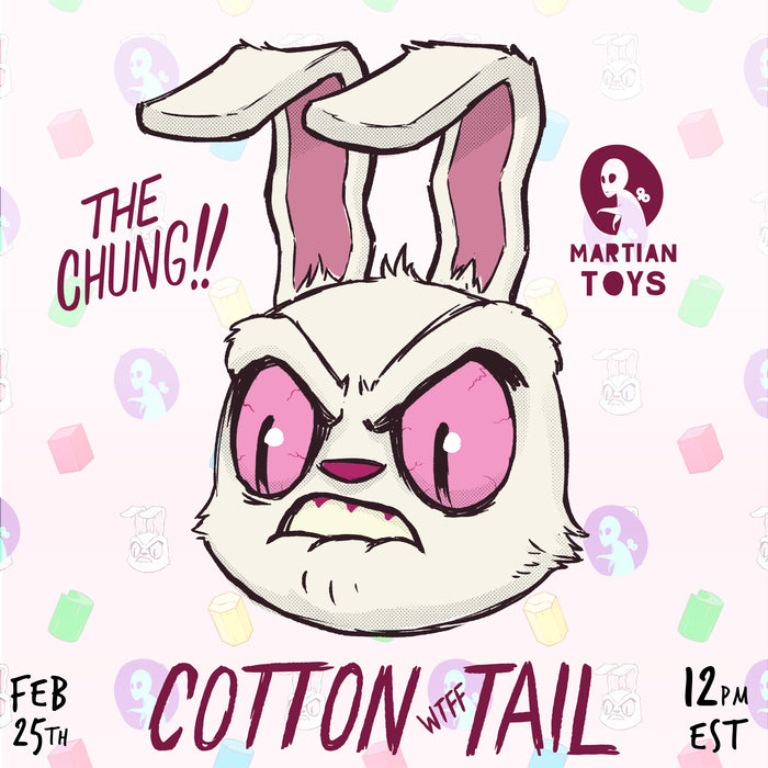 What the Effing Eff - COTTONTAIL WHITE by David Chung x Martian Toys